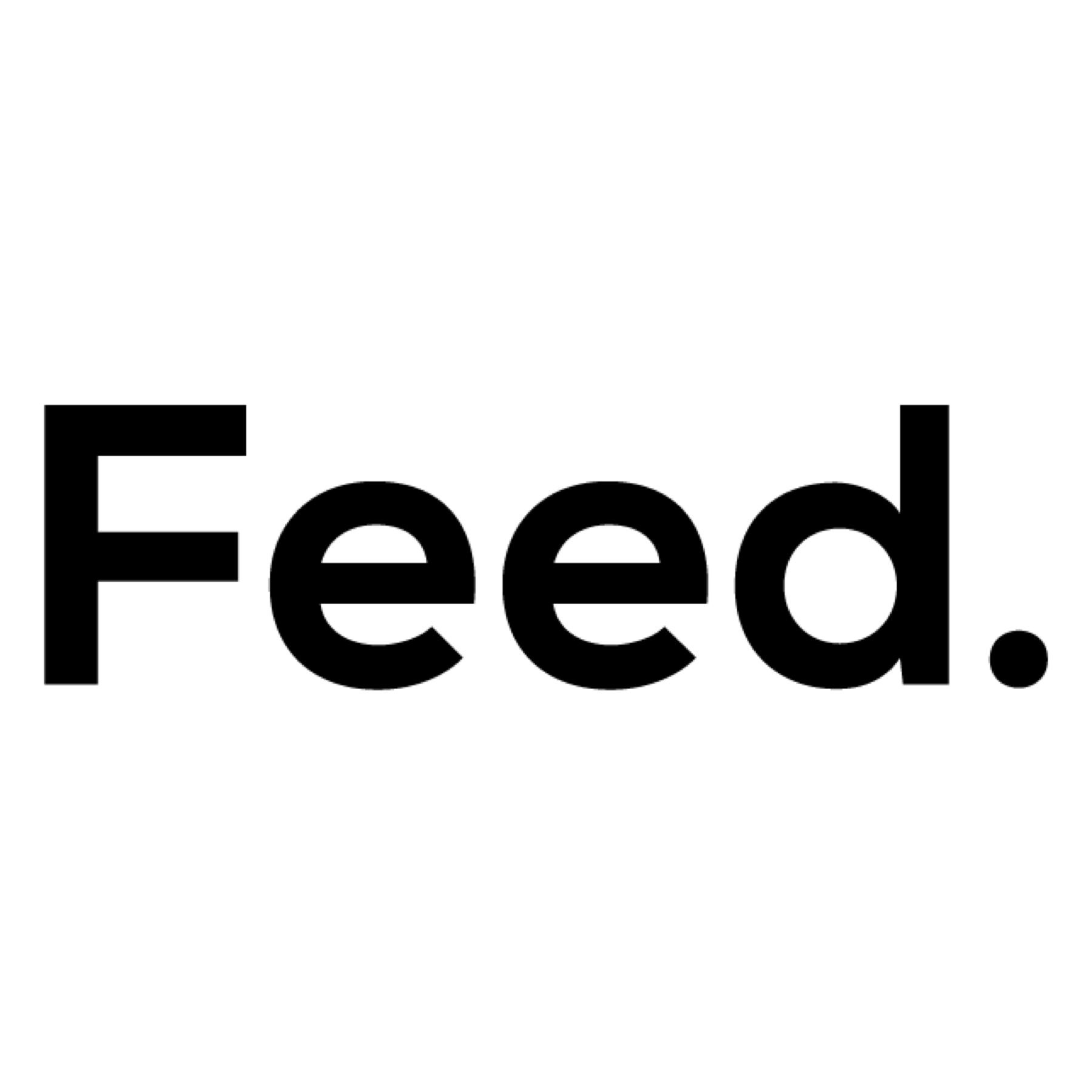 Sos se. Feed. Логотип Fed на прозрачном фоне.